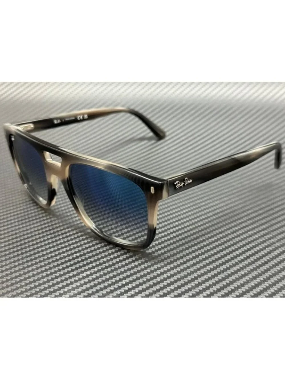New Ray-Ban Men Havana Grey Sunglasses 58-20-150